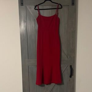 Lulu's Elegant Red Dress